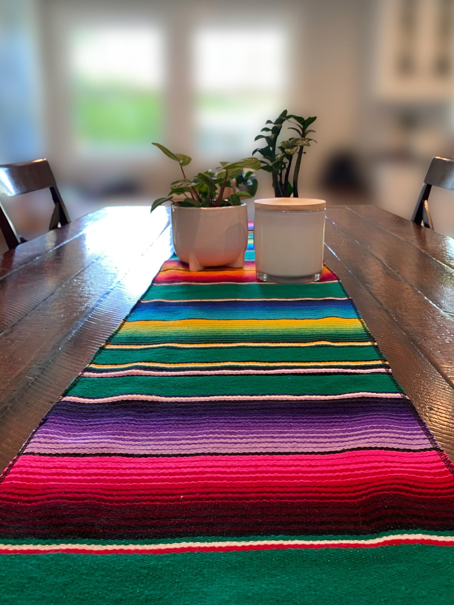 Amazon.com: Del Mex (TM) Mexican Serape Blanket Table Runner