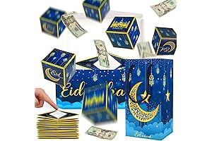 Fjoron Eid Mubarak Pop Up Money Surprise Box