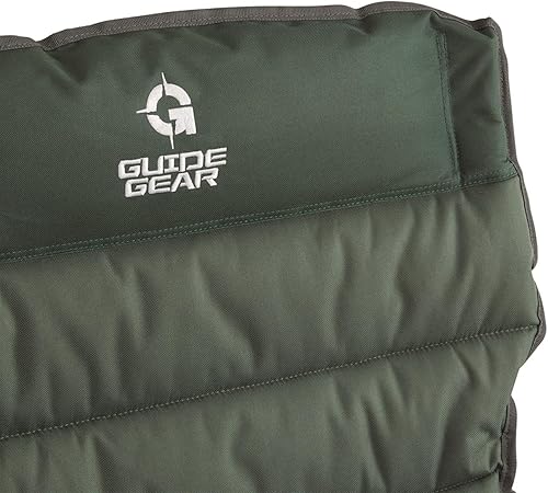 Miniatura 7 de Guide Gear Silla de campamento acolchada extragrande XL Comfort Mammoth incluye bolsa de transporte, portátil, plegable, sillas de campamento