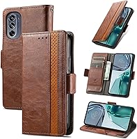 Vista 88 de Funda para Honor X7, Funda para Honor Play 30+ Plus Funda de piel sintética con ranuras para tarjetas Funda con soporte abatible Rojo