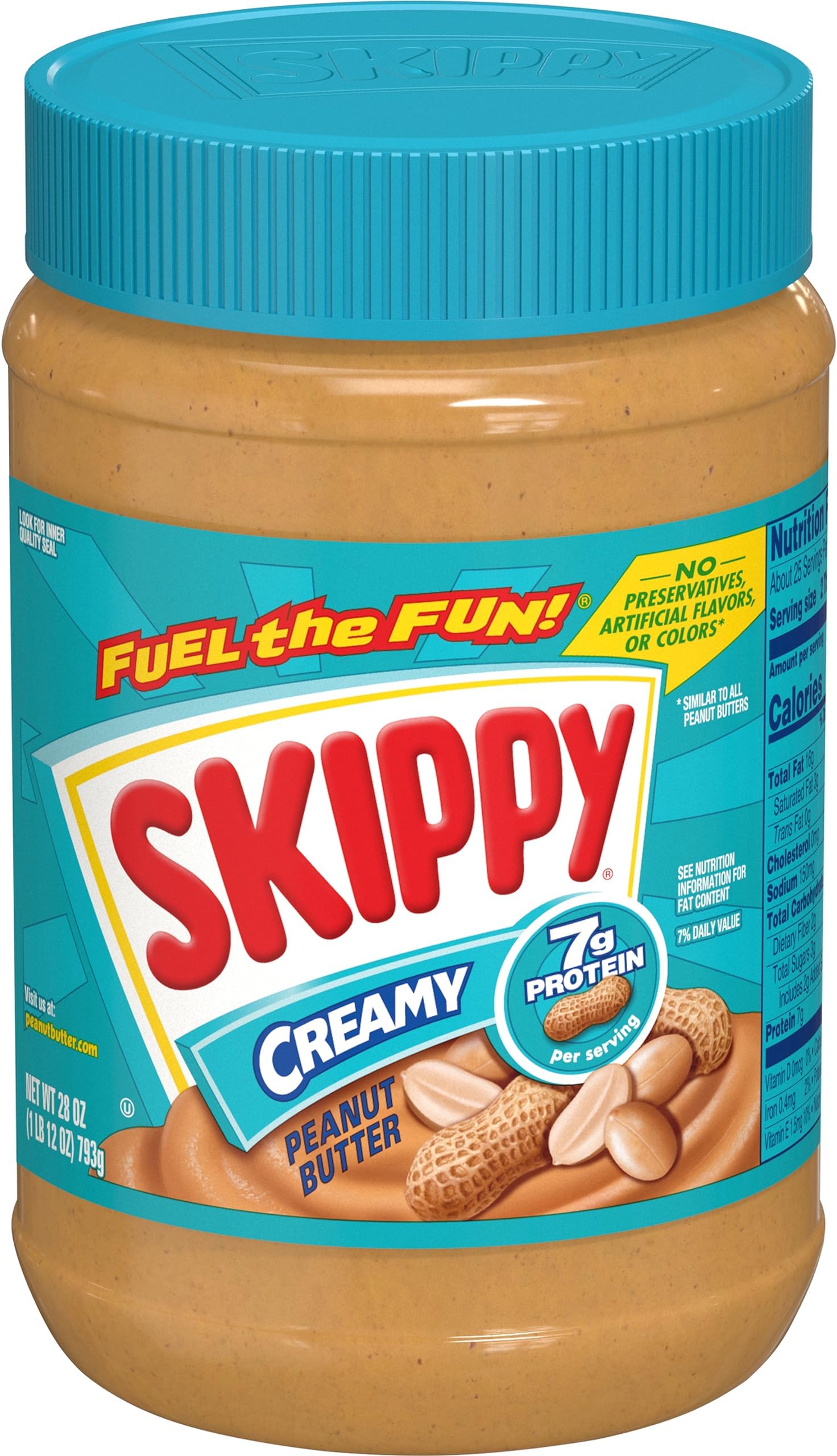 SKIPPY Creamy Peanut Butter, 28 oz
