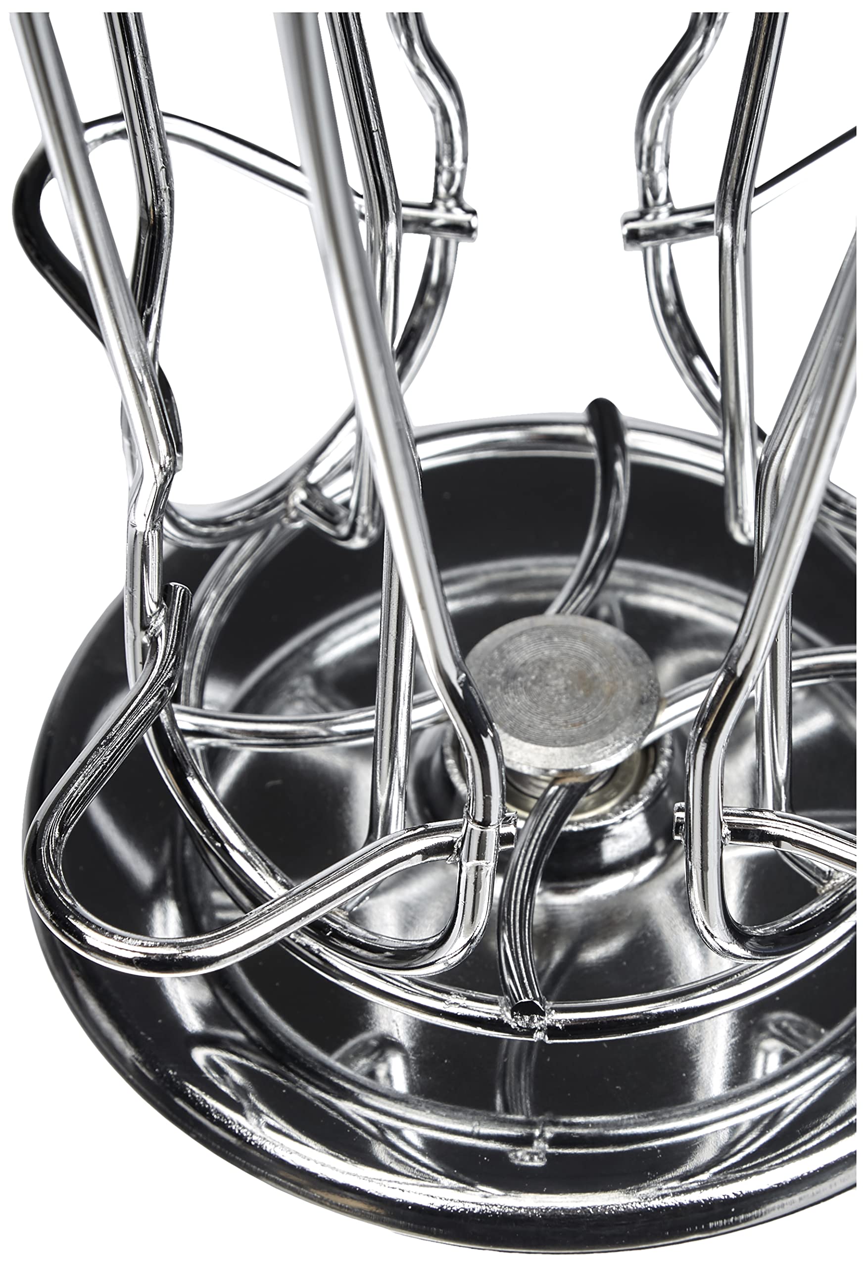 Krups Nespresso - Portacápsulas metálico giratorio, acero inoxidable, color plata, para 40 cápsulas