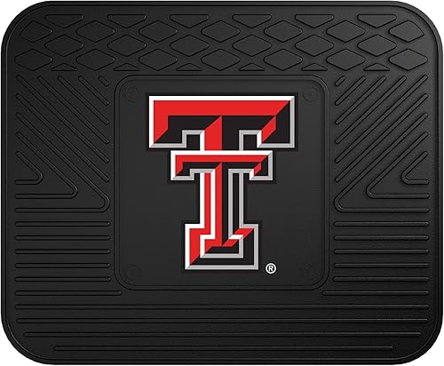 FANMATS 10067 Texas Tech Red Raiders Back Row - Tapete utilitario para automóvil, 1 pieza, 14 pulgadas x 17 pulgadas, protección para todo tipo de