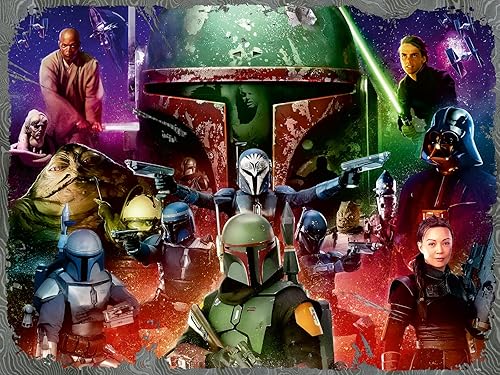 Ravensburger Star Wars Boba Fett Bounty Hunter - Rompecabezas de 1500 piezas para adultos - 16918 - Cada pieza es única la tecnología Softclick