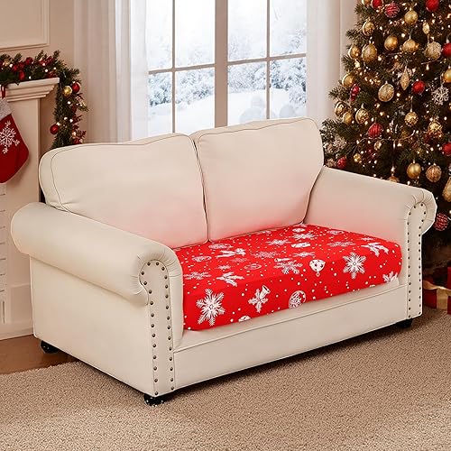 Miniatura 235 de Smiry Fundas de cojín de sofá con estampado, fundas de sofá elásticas y suaves para sofá, funda de sofá antideslizante lavable protector de muebles