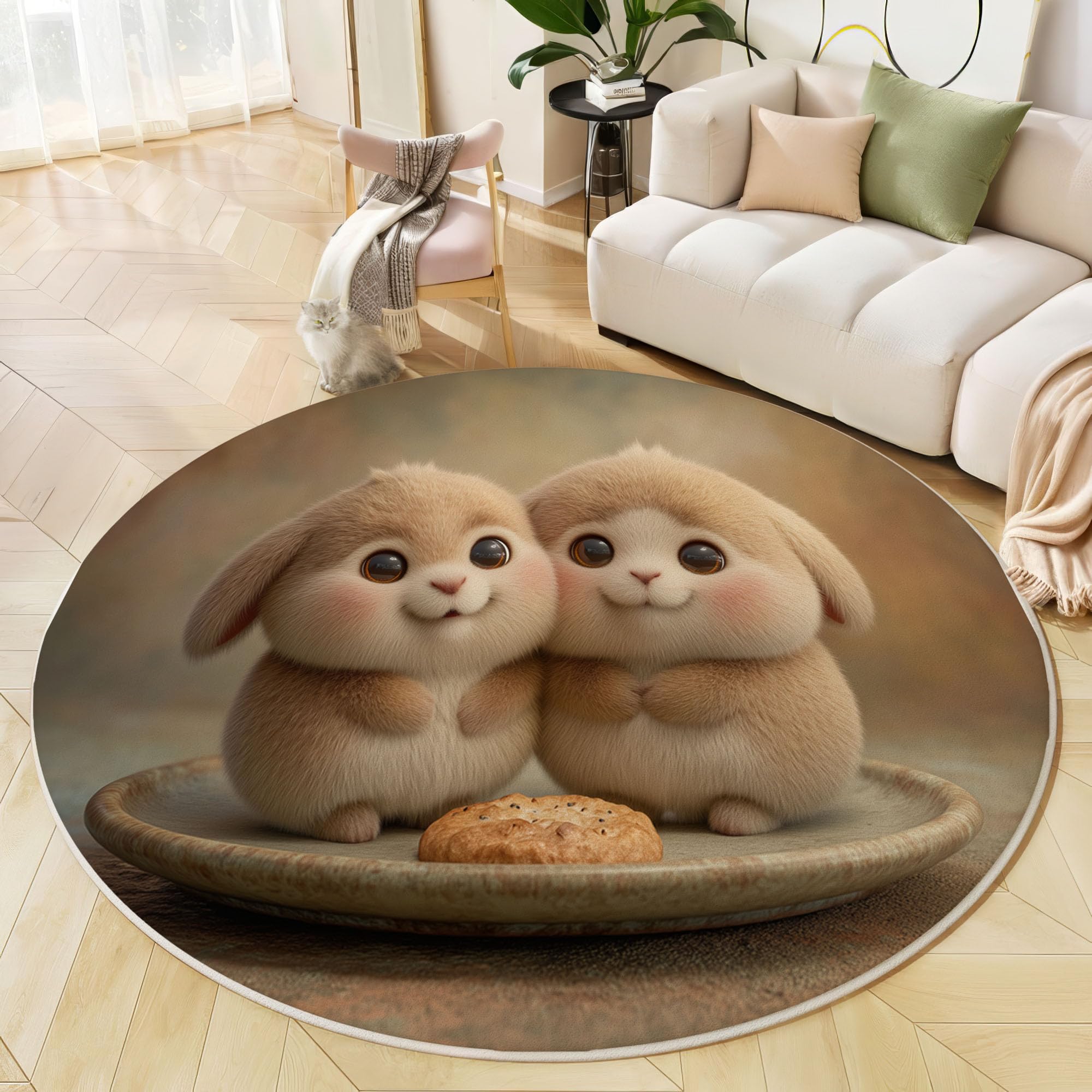 Tapis de salon et salle à manger design animal pour intérieur cocooning