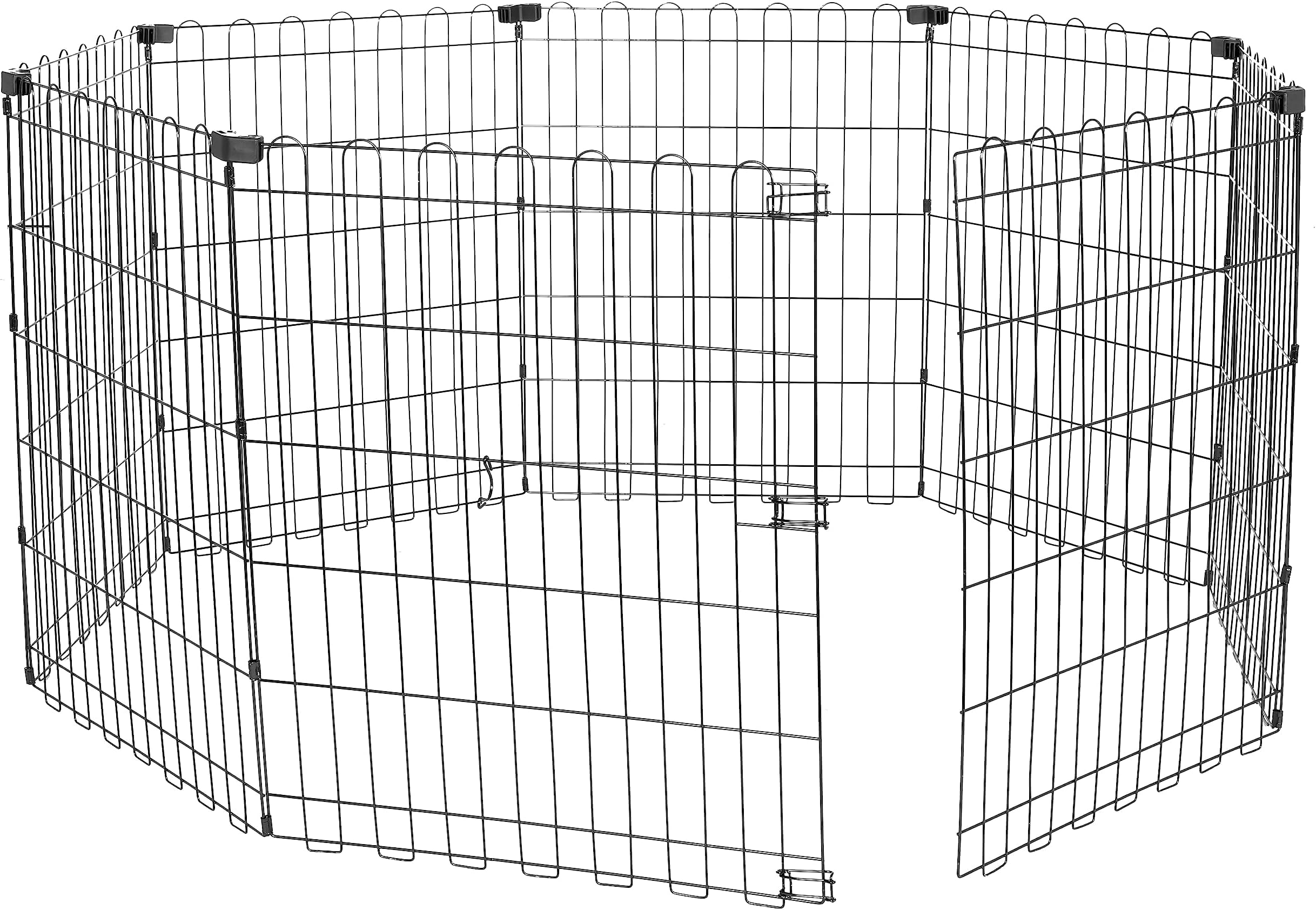 AmazonBasics Foldable Metal Pet Dog Exercise Fence Pen 60 x 60 x 30 Inches Amazon.ca Pet