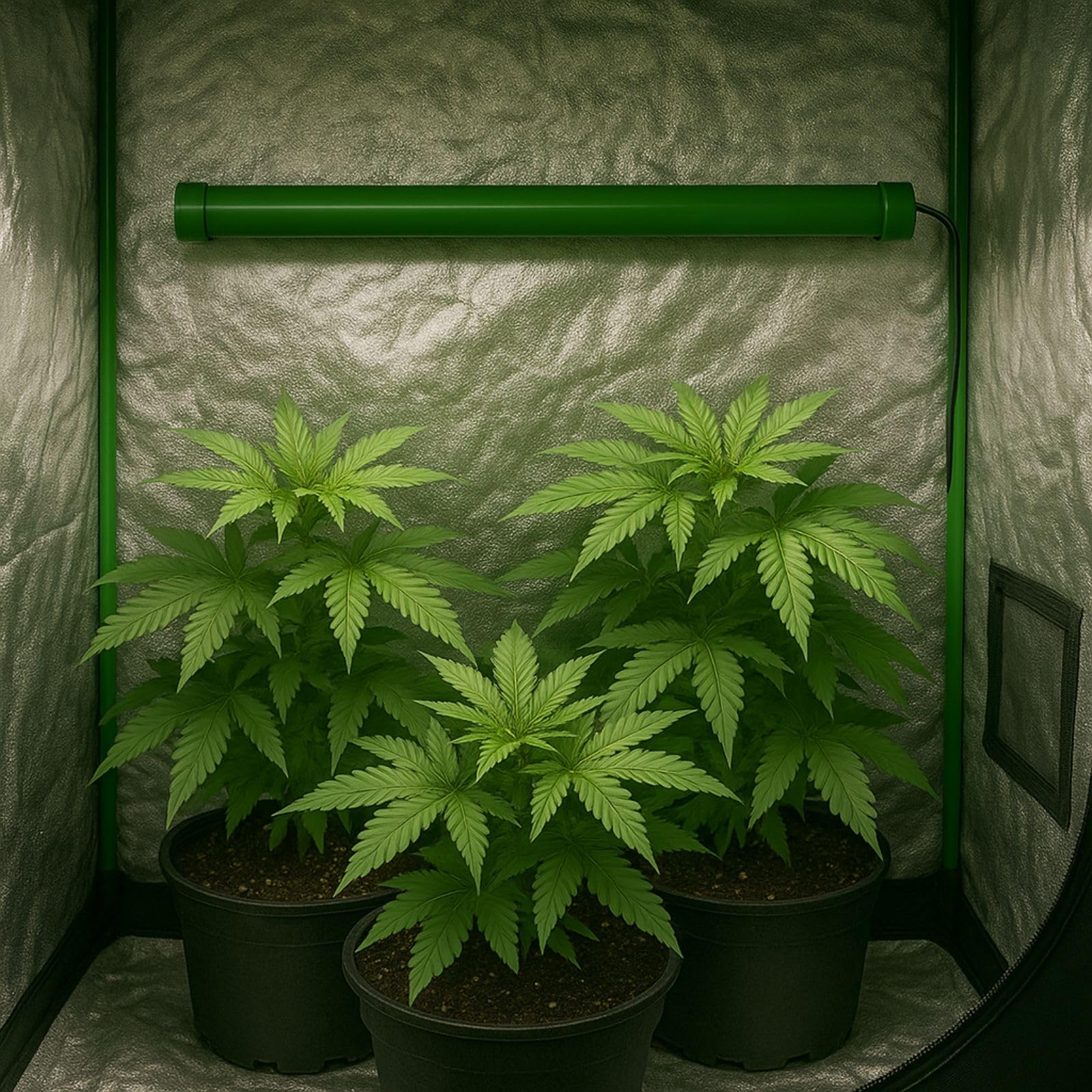 Weedness Calefactor Grow 240 watts 120 cm de largo para cuartos de cultivo y plantas – Cultivo indoor radiador Grow calentamiento rápido y económico