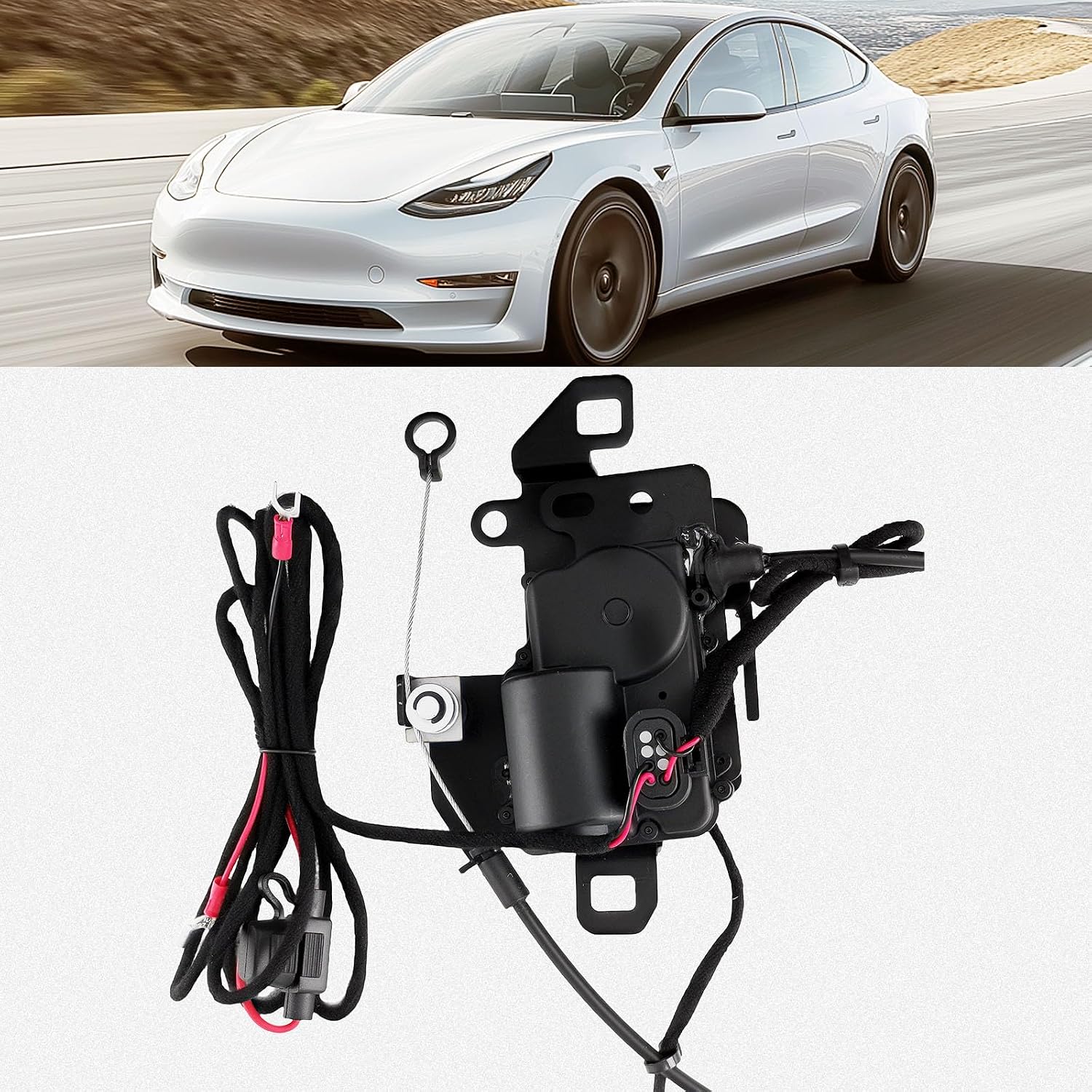 maXpeedingrods Frunk Soft Closing Automatic Latch for Tesla Model 3 2021-2024, Model 3 Frunk Electric Suction Soft Closing