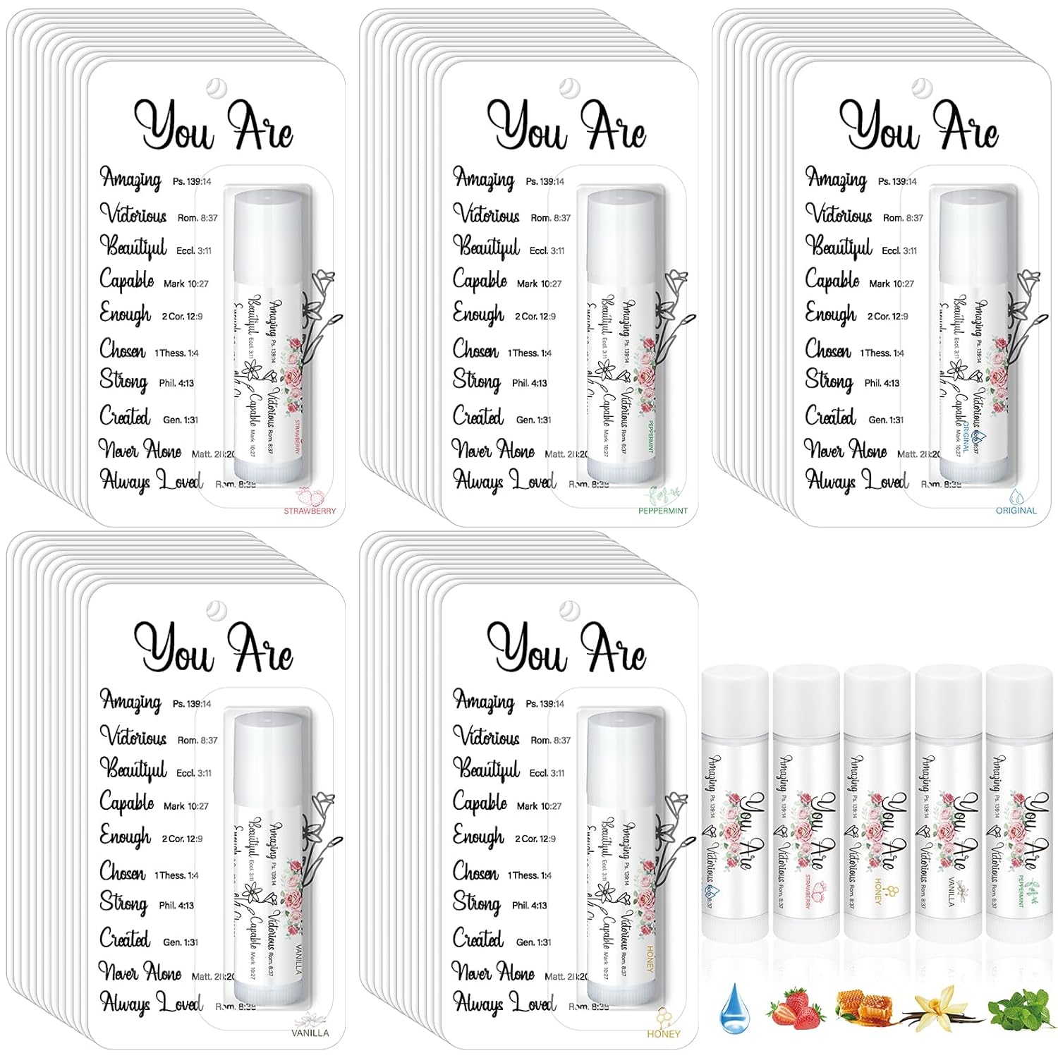 25 Pack Christian Religious Gifts Bulk Lip Balms for Women Men Christian Religious Church Party Favors Bulk Bible Verse Lip Balm with Scripture Inspirational Gifts for Coworkers Staff 25 Pack Christian Religious Gifts Bulk Lip Balms for Women Men Christian Religious Church Party Favors Bulk Bible Verse Lip Balm with Scripture Inspirational Gifts for Coworkers Staff