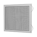 Custom Window Screen Replacement - Assembled Casement Screen (CA1). Casement Window Screen Uses Two Leaf Springs and Flange System for Superior Seal in Your Window Frame