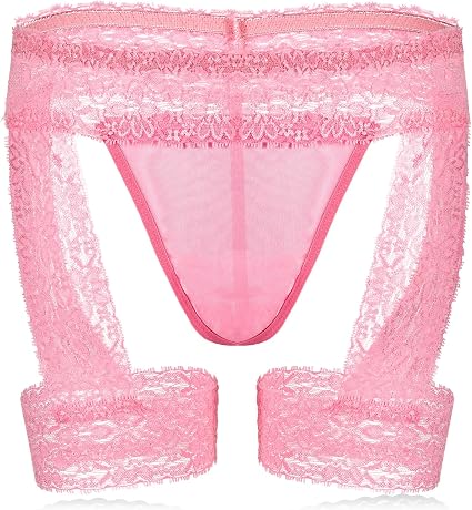 String à Jupe Homme Maeau - Slip Taille Basse Dentelle Noir, Sous-vêtement Sensuel Et Confortable