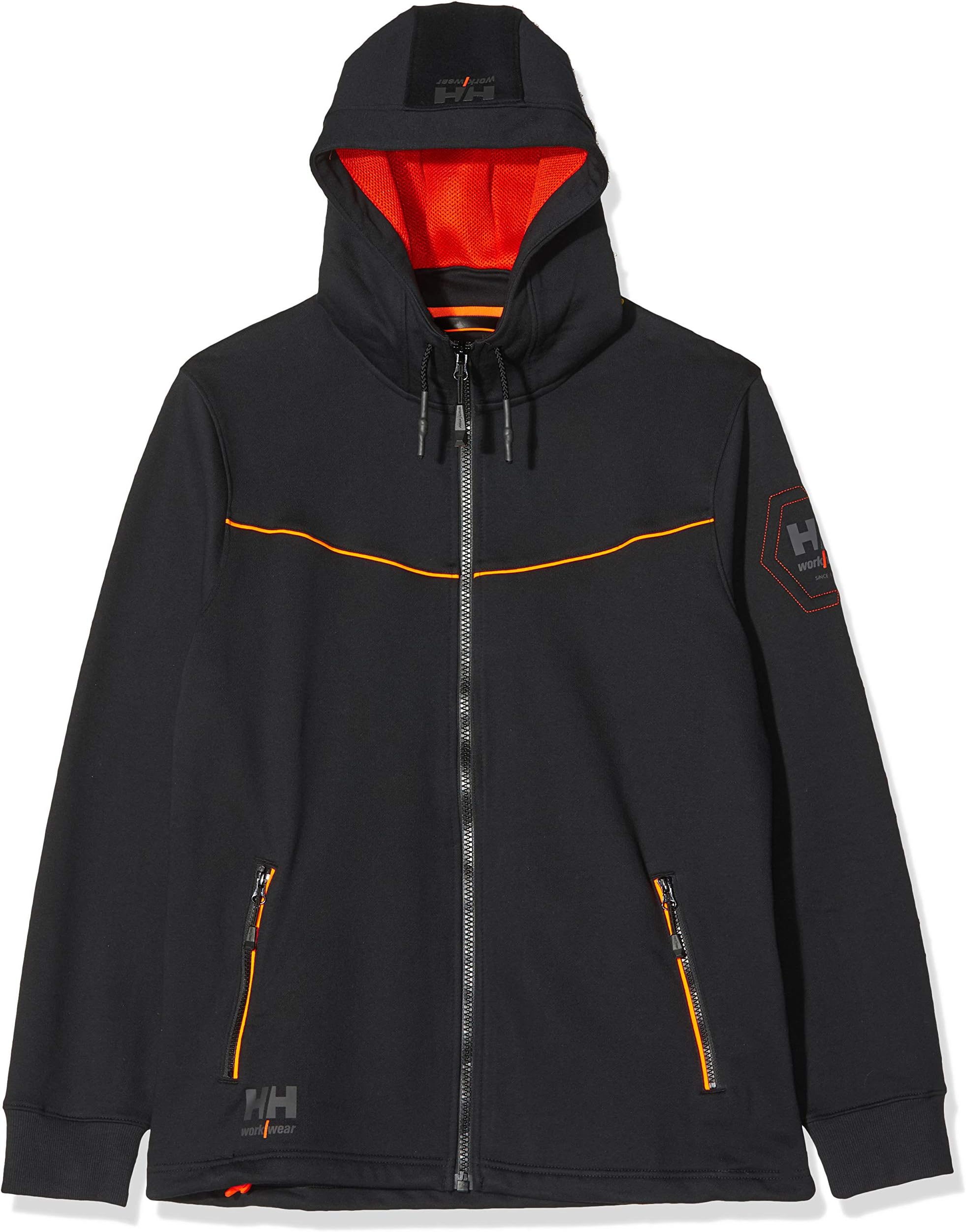 Helly Hansen Workwear Men's Chelsea Evolution fashion hoodies, 990 Black, XL UK