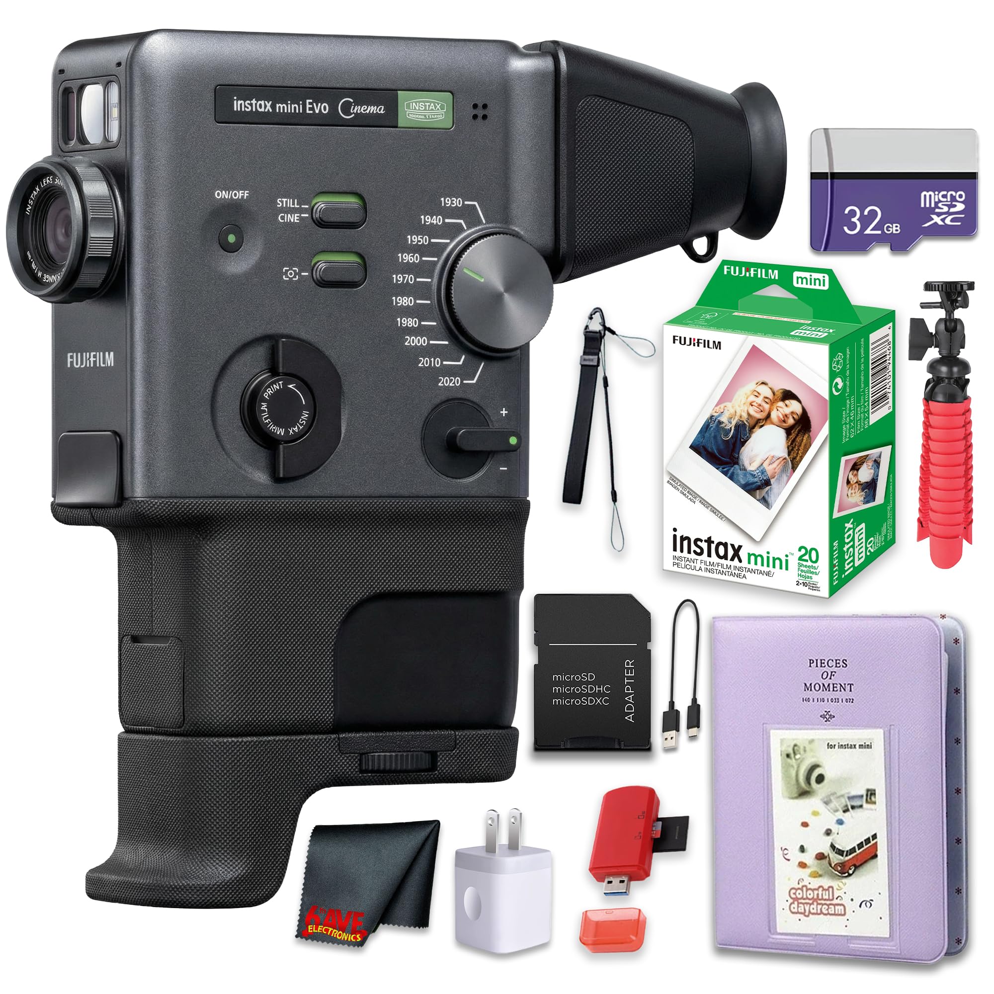 Amazon.com : FUJIFILM instax mini Evo Cinema Hybrid Instant Camera