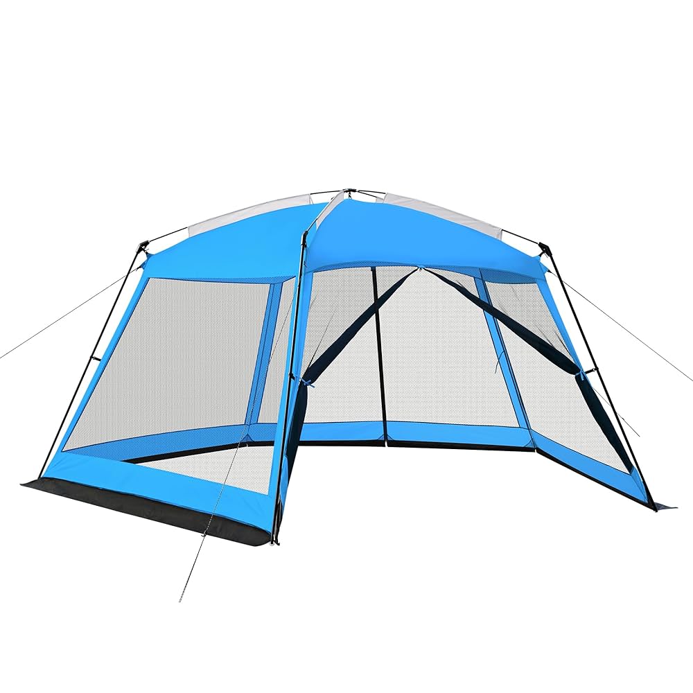 ひな Amazon.com : Hyper Venture Screen House 14x14ft Canopy Tent