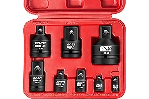8 Piece Impact Socket Adapter and Reducer Set