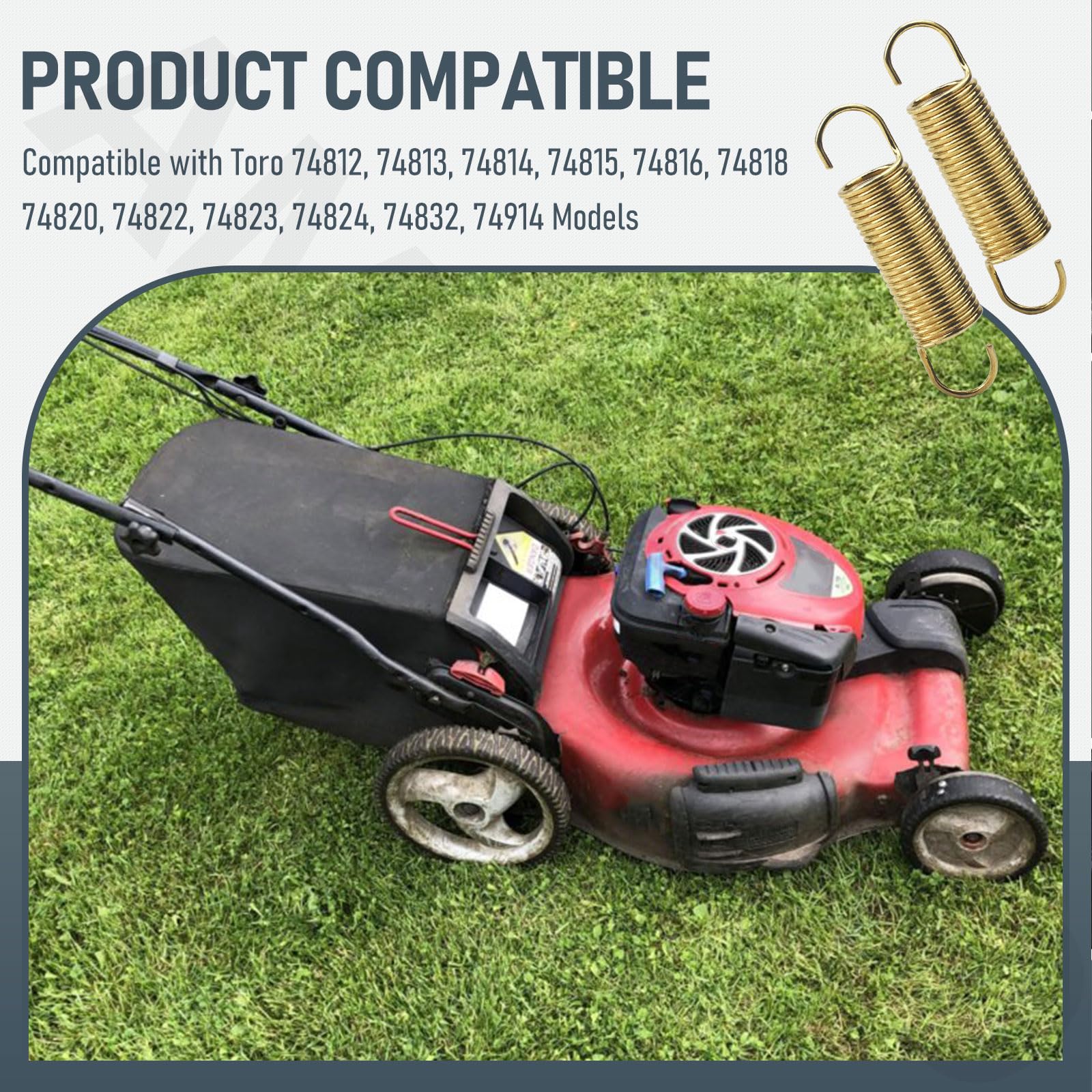 AMTHKNO 109-3397 - Polea tensora plana para cortacésped Exmark Toro, sustituye a 280-511, compatible con 74812 74813 74814 74815 74816 74818 74820 74822 74823 74824 4832 74914