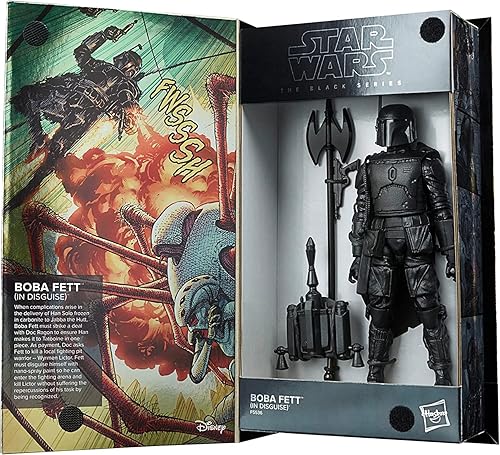 Miniatura 2 de Star Wars The Black Series Boba Fett (en disfraz) SDCC Exclusivo Juego de cómic de Guerra de los Cazarrecompensas de 6 pulgadas a escala F5536