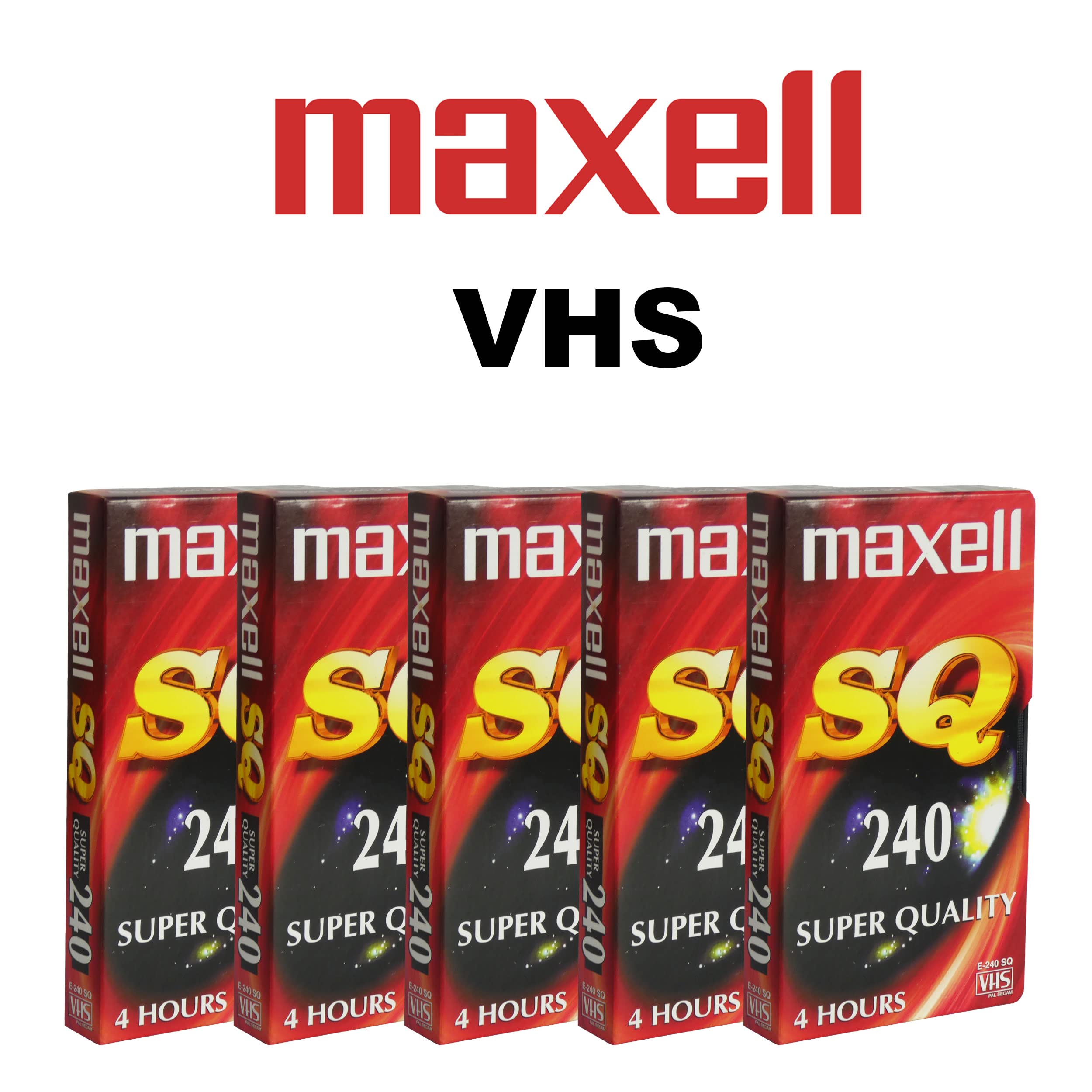 Maxell VHS 240 SQ - SUPER QUALITY, im 2er Pack