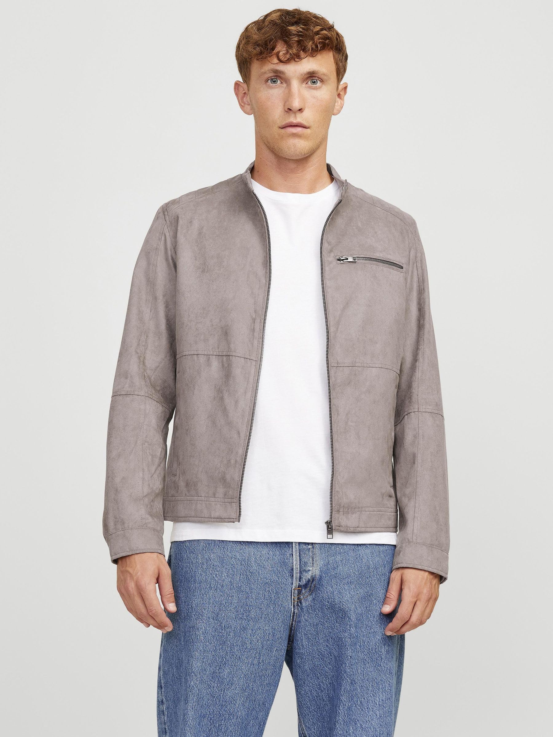 JACK & JONES Synthetic Leather Jacket Synthetic Leather Jacket