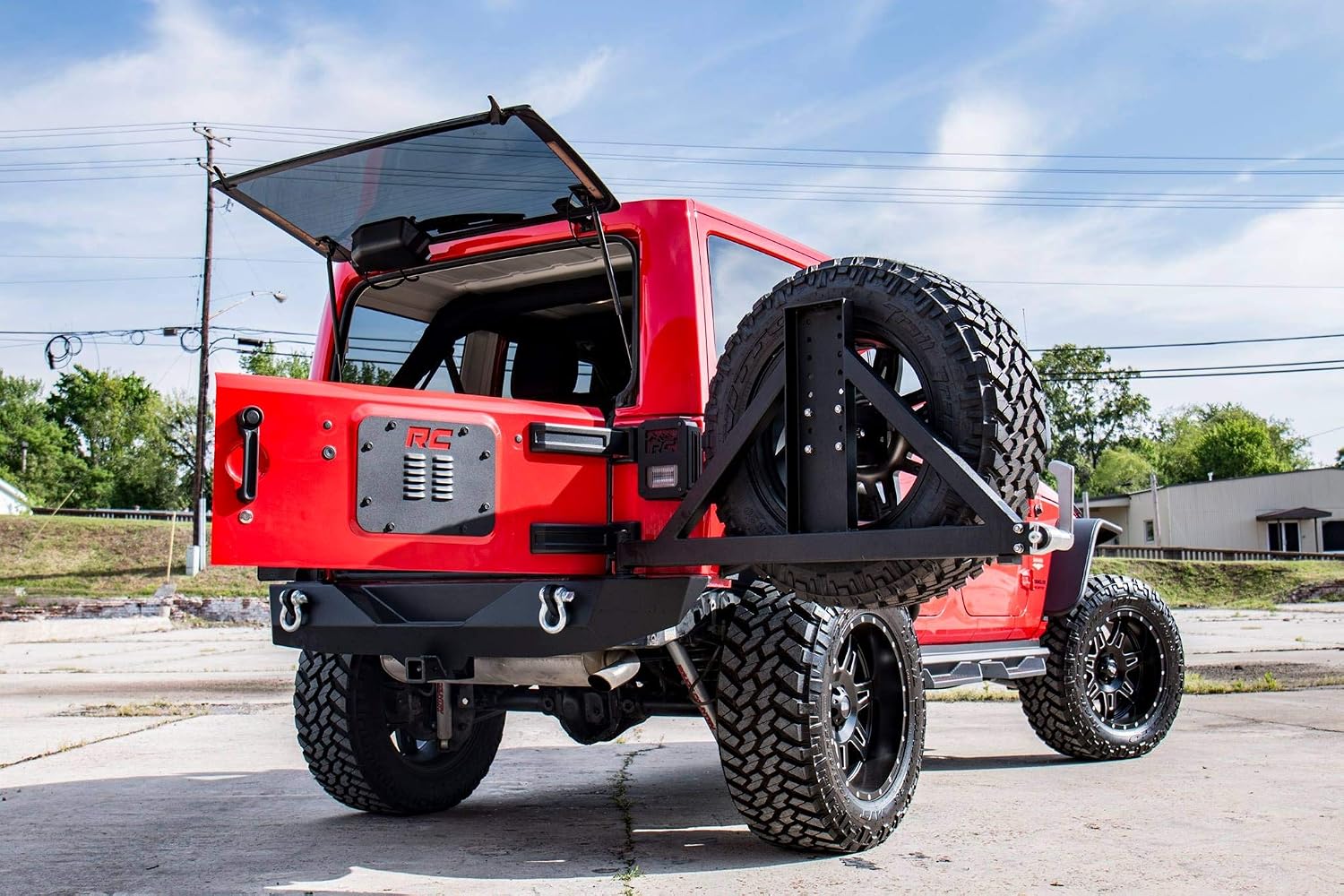 Rough Country Tailgate Vent Cover for 2007-2018 Jeep Wrangler JK - 10514
