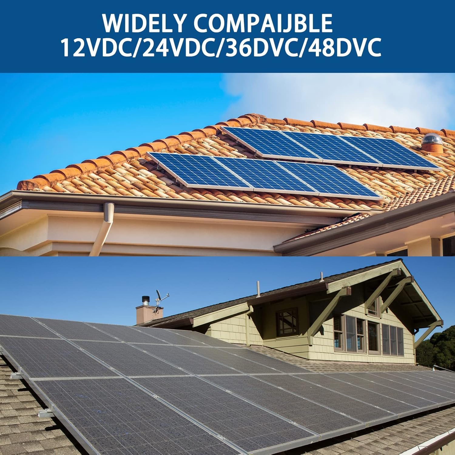 Scatola di Giunzione Fotovoltaica a 6 Cavi e Interruttore Automatico da 63 A per Impianto Solare e Sistema Solare Off-Grid, Scatola di Giunzione Solare per Impianto Solare a Griglia