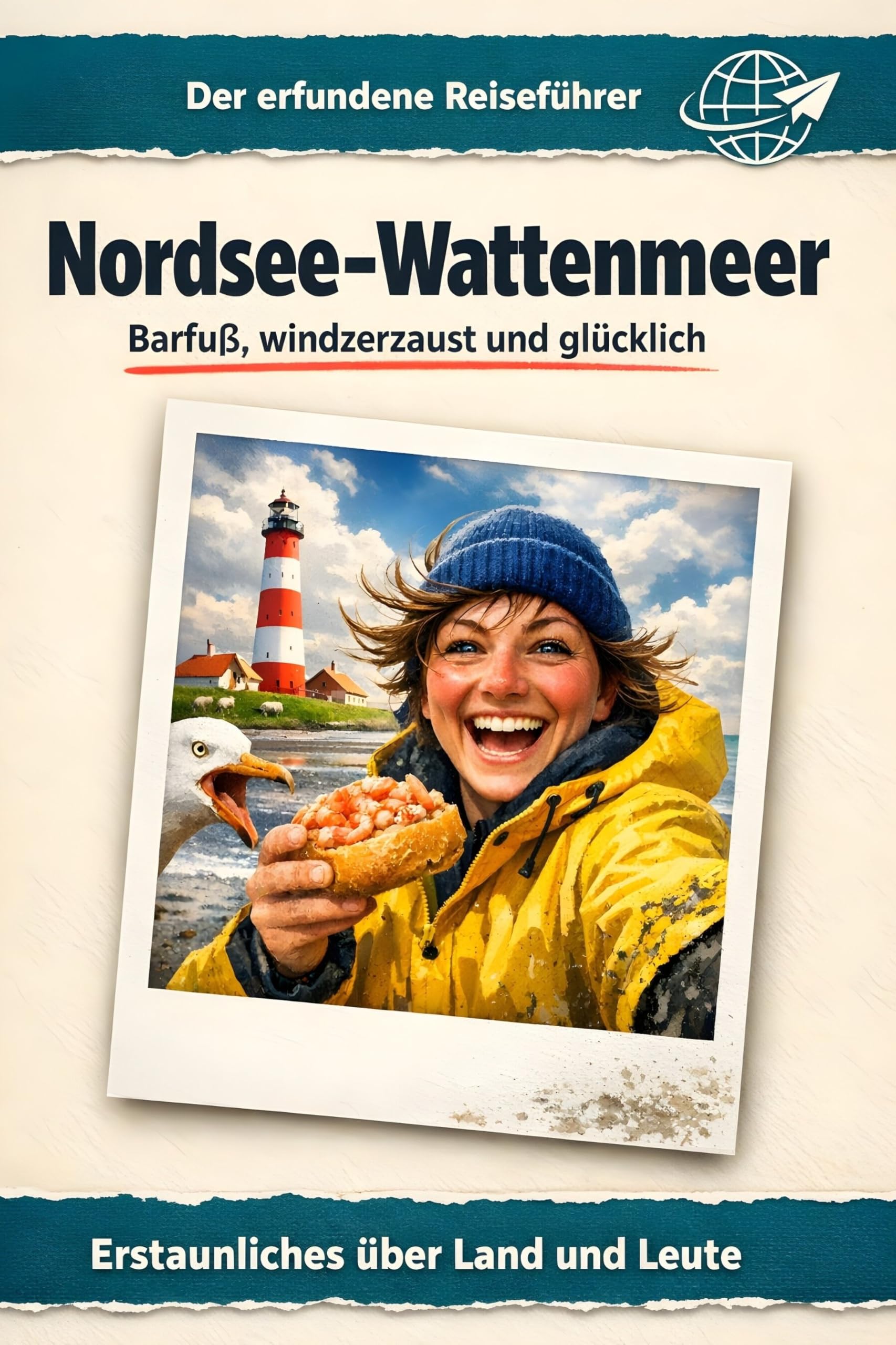 Nordsee-Wattenmeer: Barfuß, windzerzaust und glücklich. Der erfundene Reiseführer
