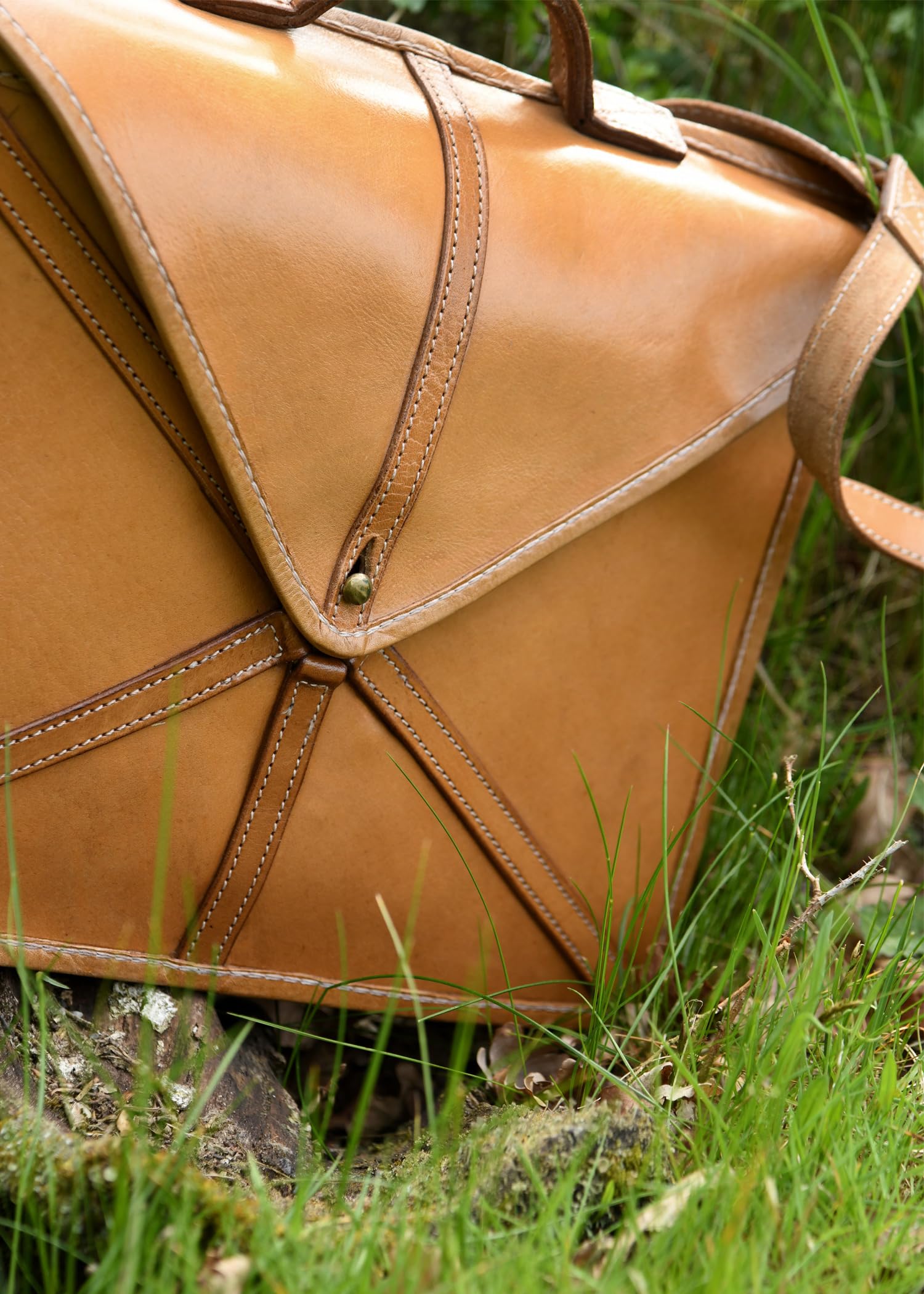 Battle-Merchant Römische Ledertasche Pera Authentische Reenactment-Replik aus Leder