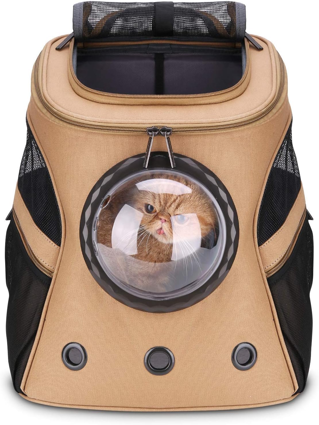 LOLLIMEOW Large Pet Carrier Backpack, Bubble Backpack