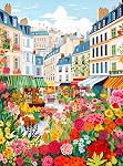 Cross & Glory - Rainbow of Flowers - 1000 Piece Jigsaw Puzzle for Adults | Stunningly Vibrant Colors | Challenging Brain Exercise for Puzzle Lovers