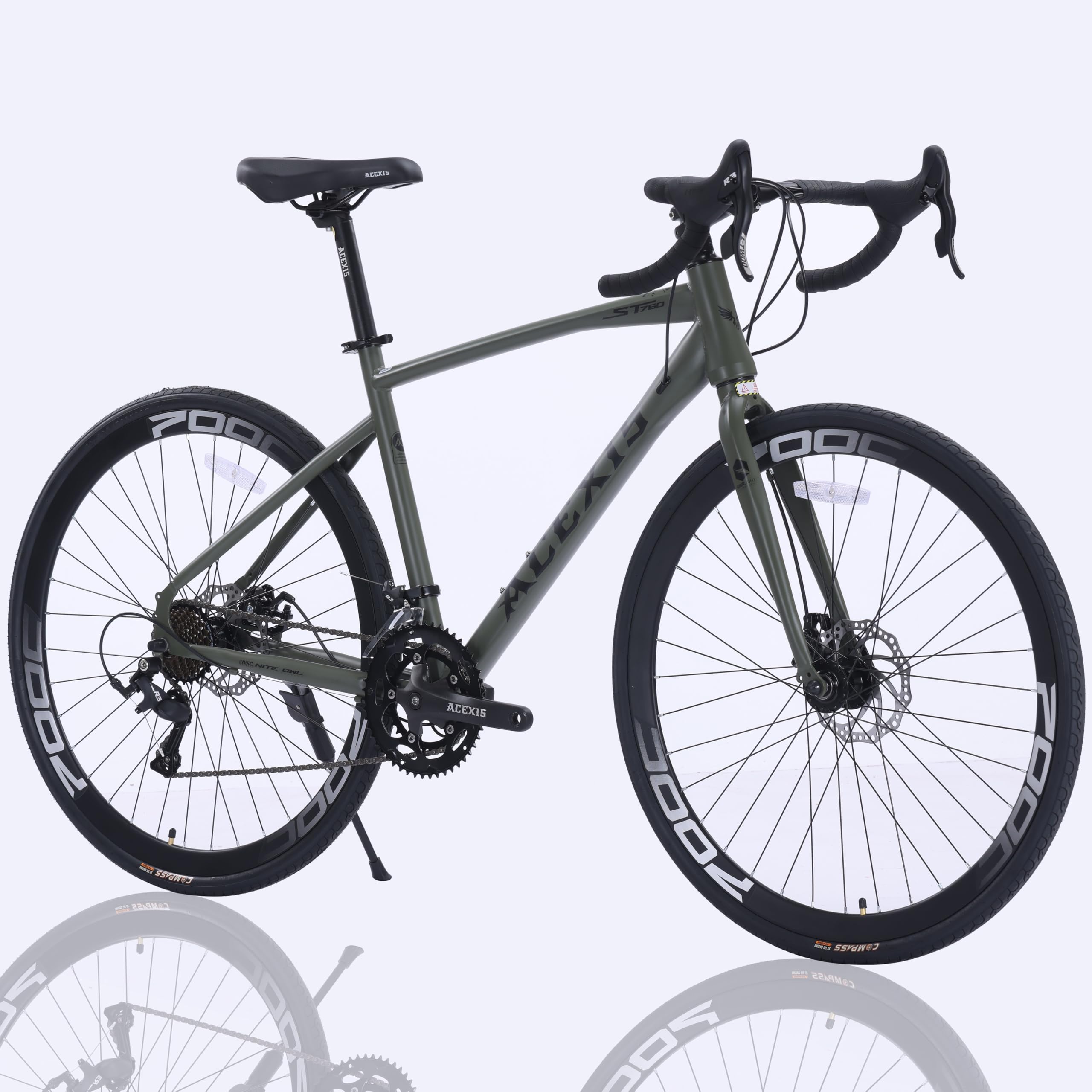 Amazon | ロードバイク 自転車 ACEXIS L-TWOO 16段変速 適応身長160cm