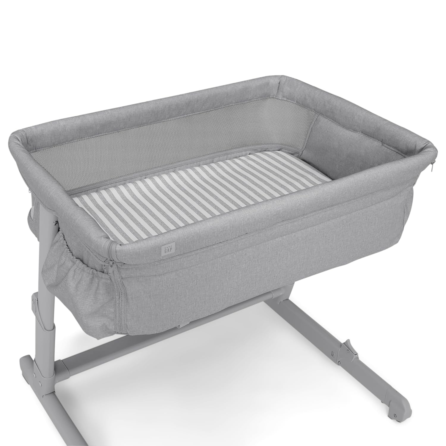Delta Children - babyGap Whisper Bedside Bassinet, Grey
