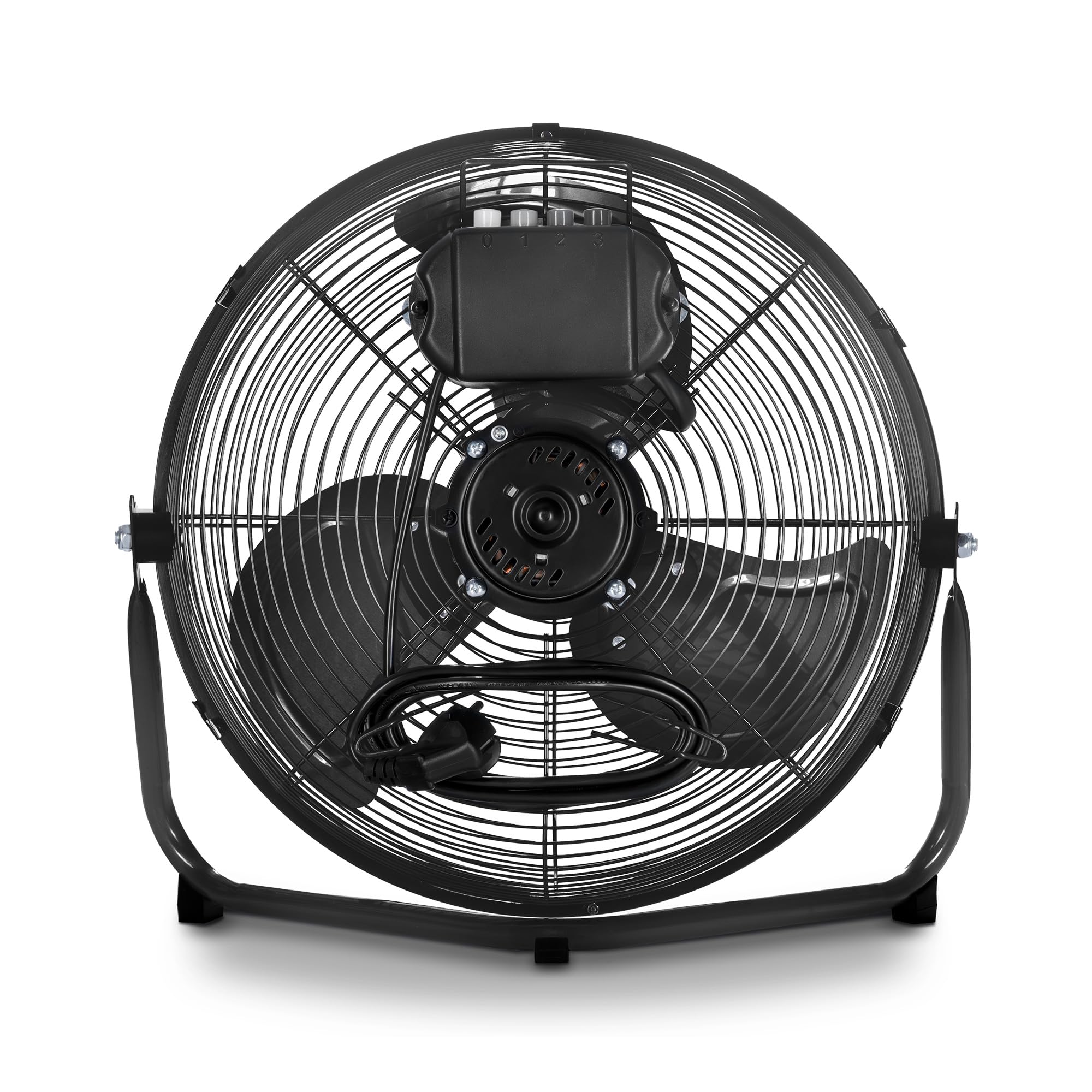 TROTEC Ventilateur au sol TVM 15 – 115 W, Ø 43 cm, 3 vitesses, inclinaison 120°, poignée & rangement câble