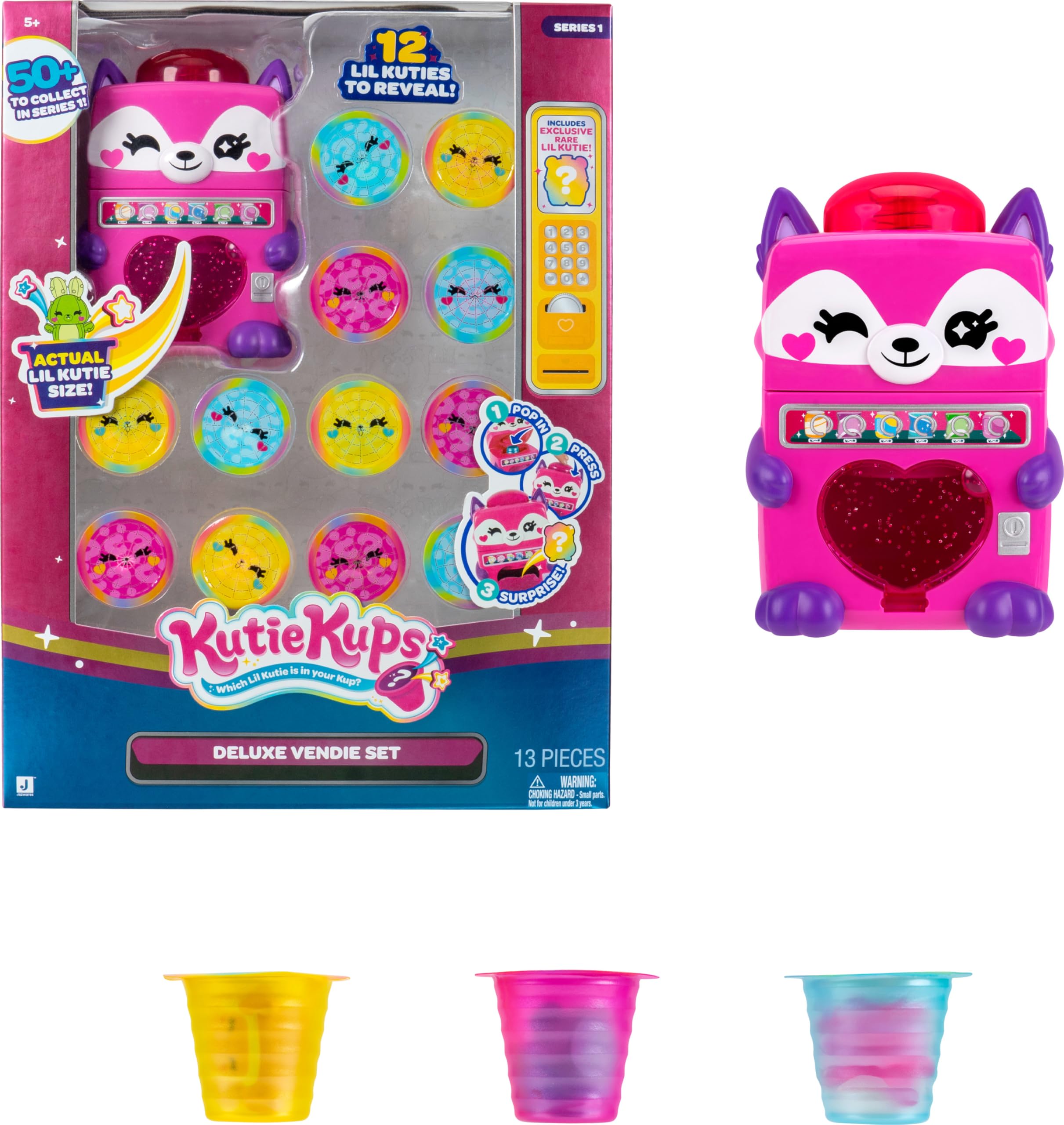 Amazon.com: Kutie Kups - 4” Foxy Vending Machine Kutie with (12