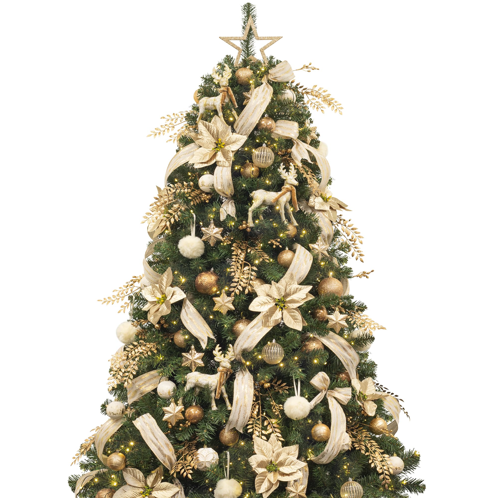 Amazon.com: KI Store 7ft Christmas Tree with Decorations and