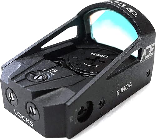Miniatura 3 de Ade Advanced Optics RD3-012-G-1 6moa Green Dot Sight para pistola compatible con Doctor/Venom/Fastfire Red Dot Footprint