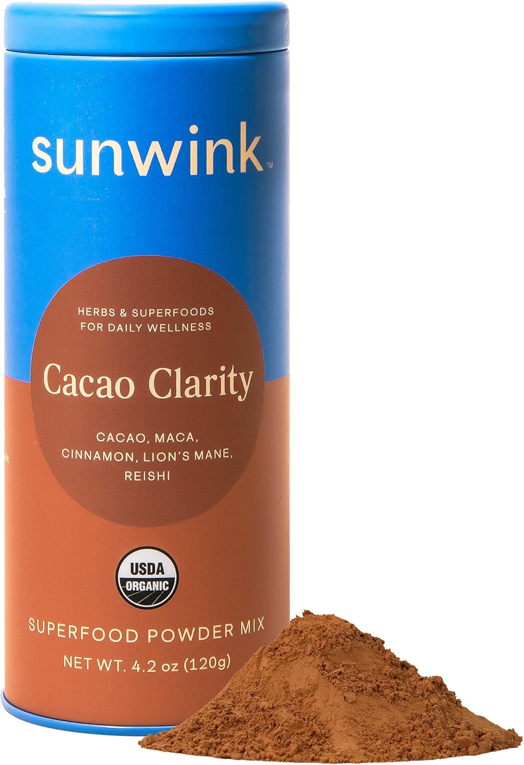 Buy Sunwink Cacao Mushroom Superfood Powder with a Touch of Caffeine