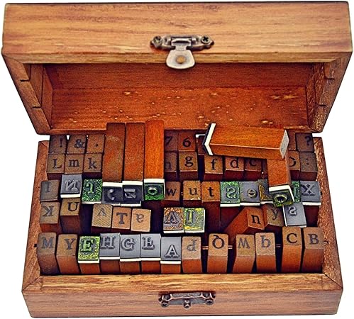 3. 70pcs Alphabet Stamps Set