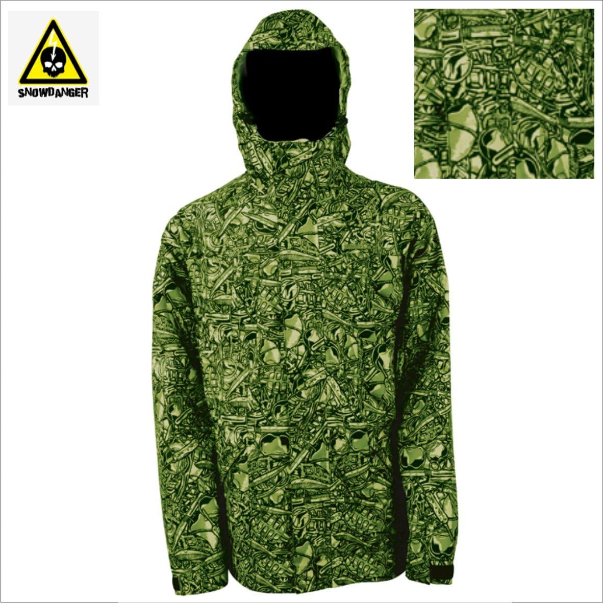 army green snowboard jacket