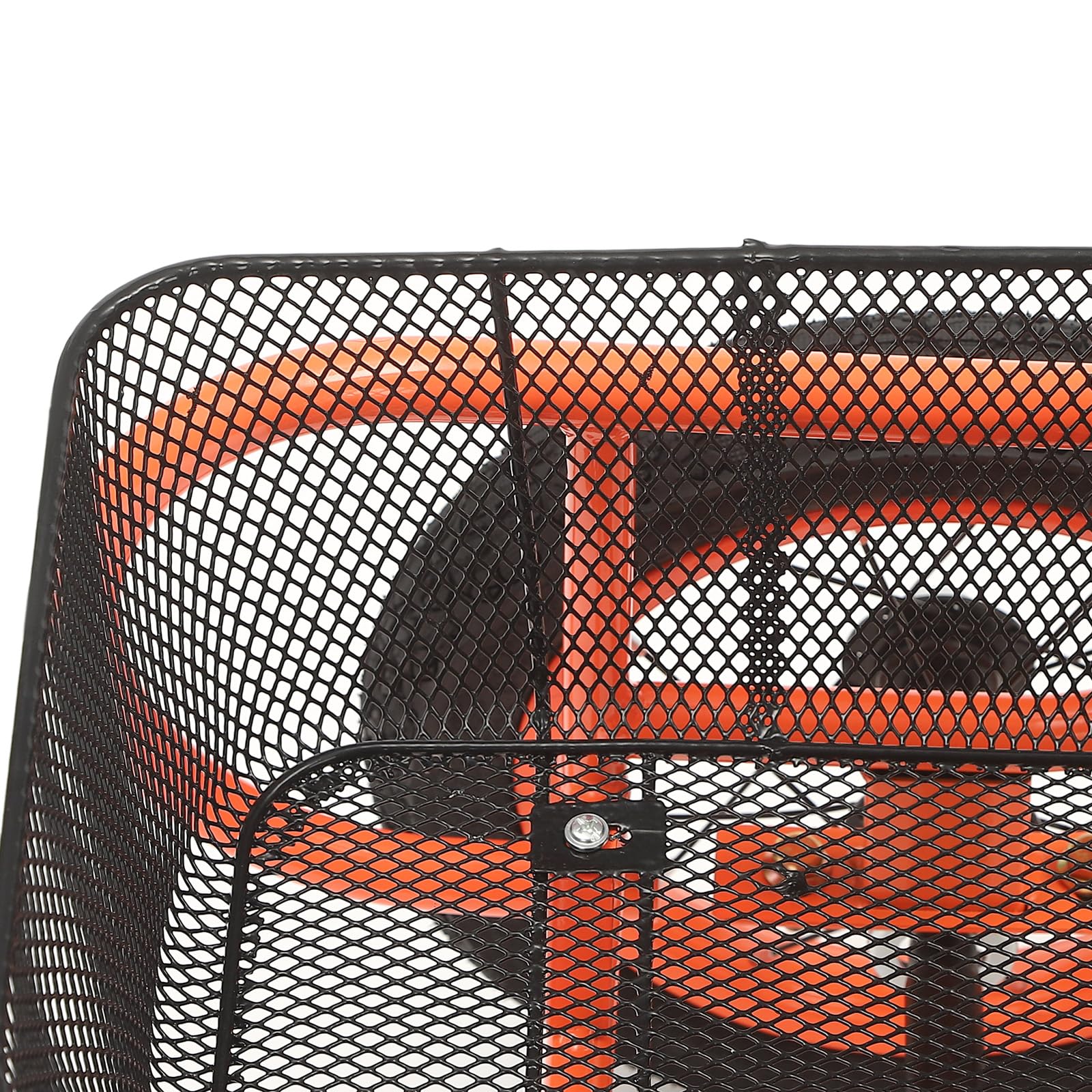 Triciclo infantil de 12 pulgadas, bicicleta infantil con cesta grande, triciclo de altura ajustable, adecuado para niños de 2 a 5 años y una altura de 90 a 115 cm, naranja