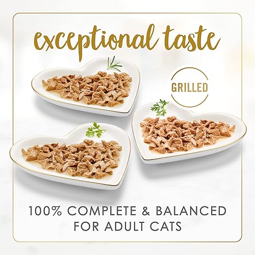 Miniatura 4 de Purina Fancy Feast Gravy, Poultry & Beef Grilled Collection - Paquete de sabores surtidos de alimento húmedo para gatos, carne de aves y res a la