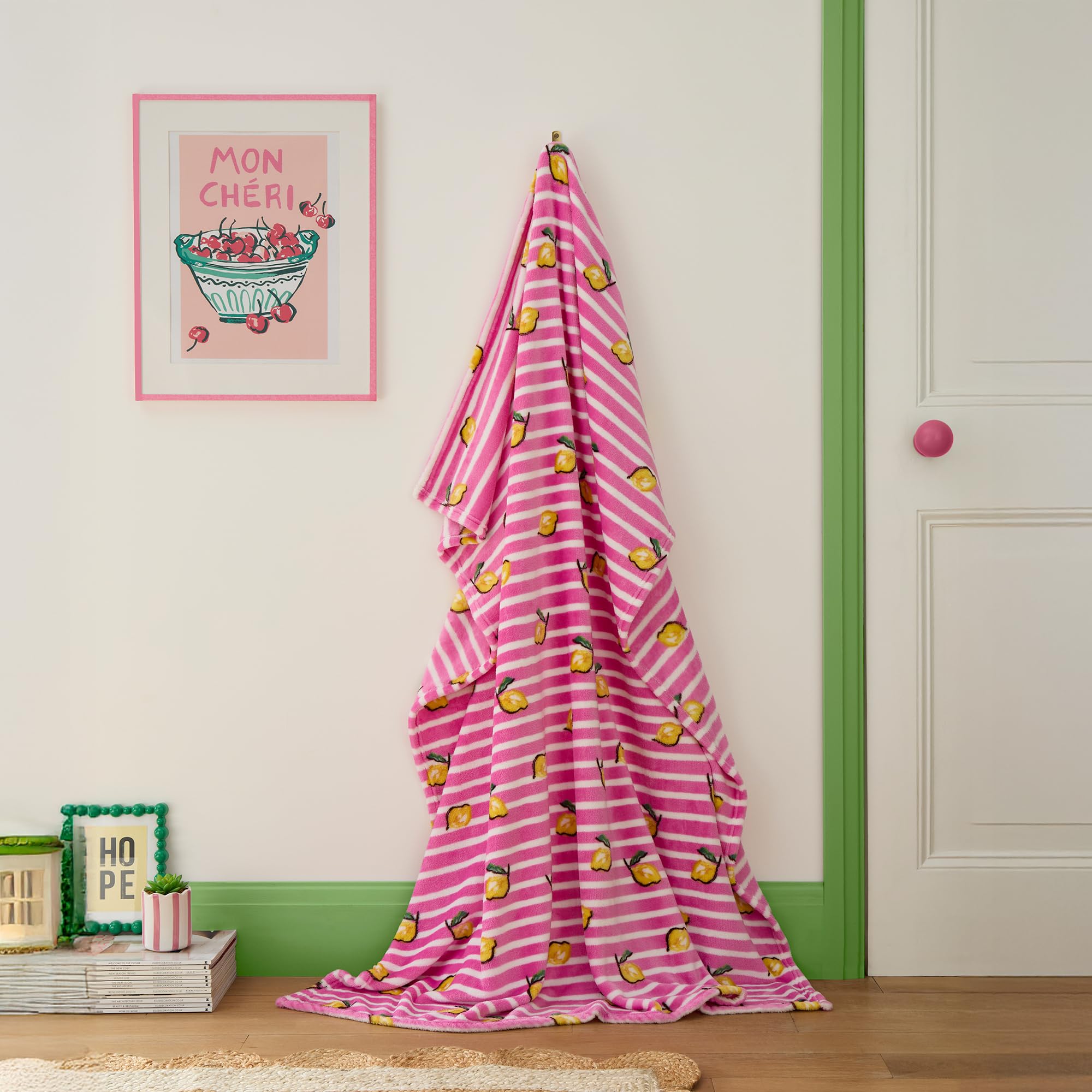 Fusion Summer Fruits Throw In Pink 120 X 150Cm