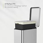 EKO Easy-Dispense Rouleaux 80 Compter Extra-Strong Drawstring petit sac de corbeille, 2.6 Sac à corbeille Gallon (7-10L) 1 Boîte blanche, code B