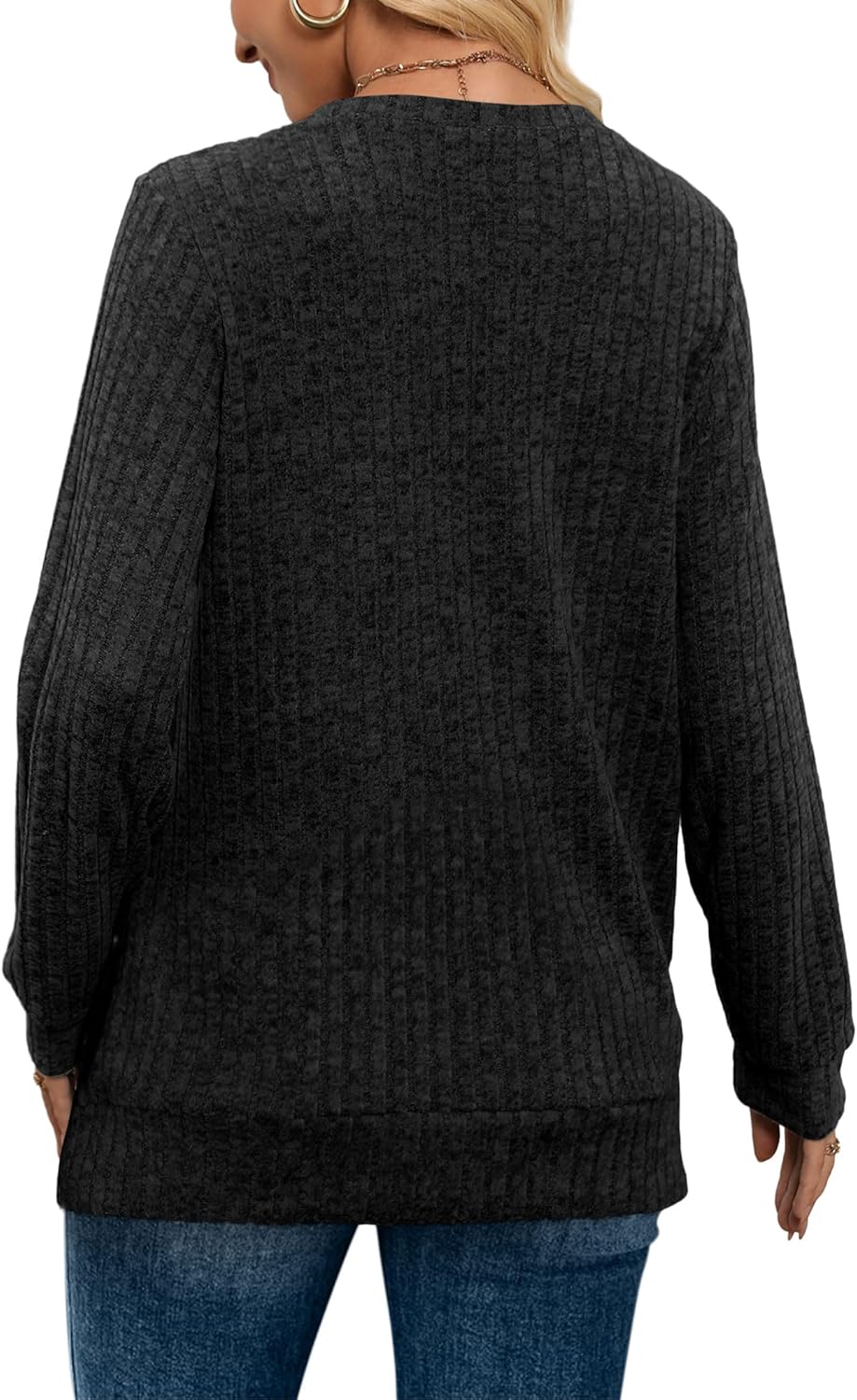 V Neck Long Sleeve Shirts