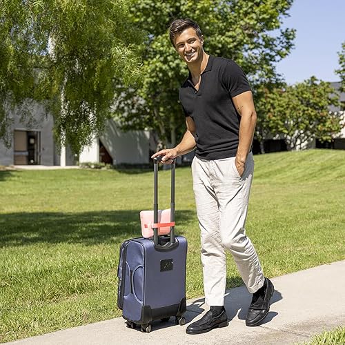 Miniatura 5 de BlueHills Manta de viaje de tamaño compacto y ligero, tamaño de bolsillo, para avión, esencial, viaje de vuelo, en bolsa, funda portátil, accesorio