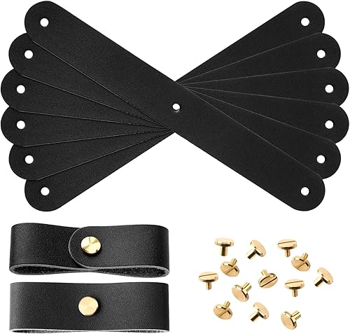 Miniatura 7 de 6 correas de cuero de repuesto para caballos color marrón