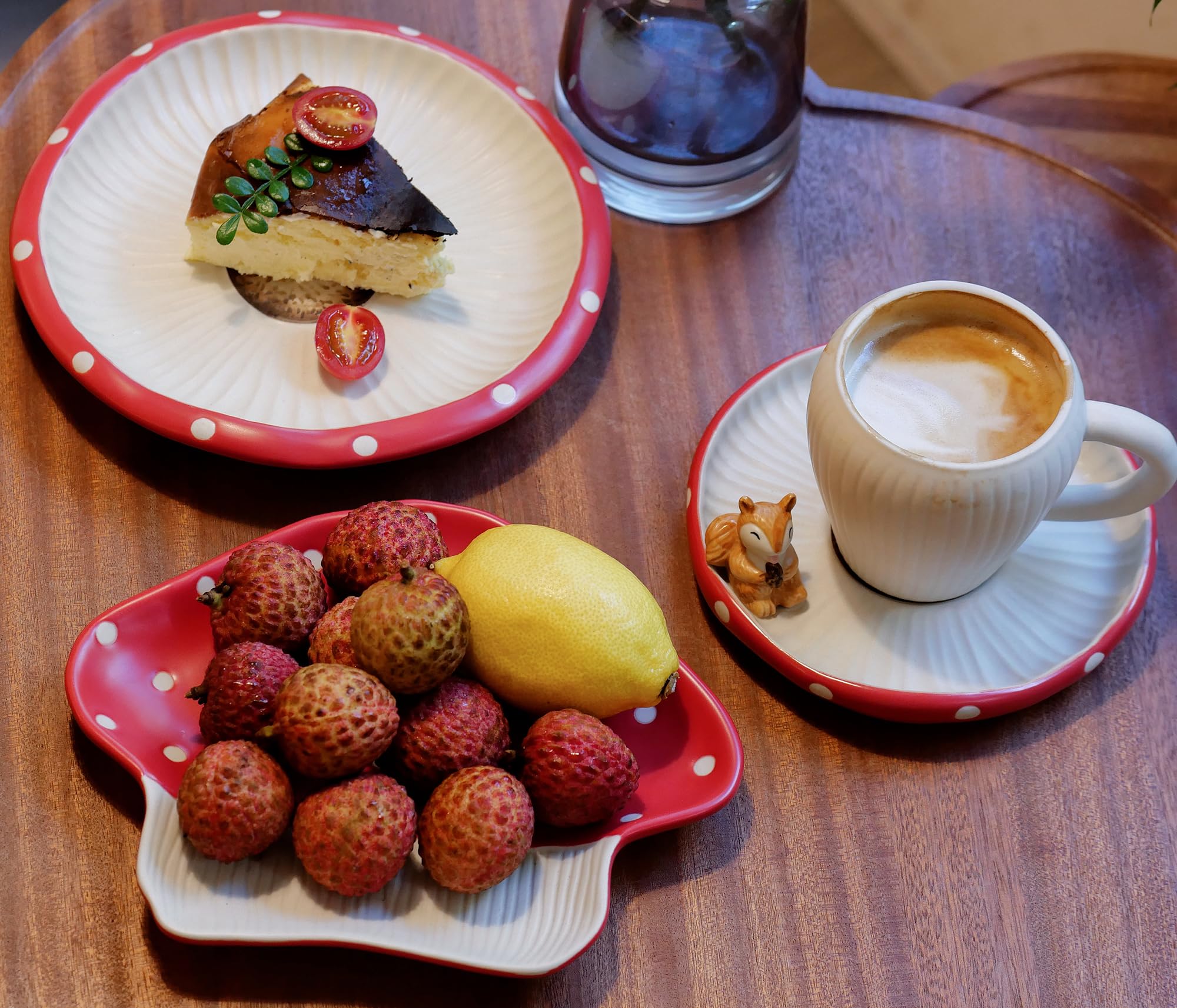 Mushroom Salad Plate, 8 in & Mug