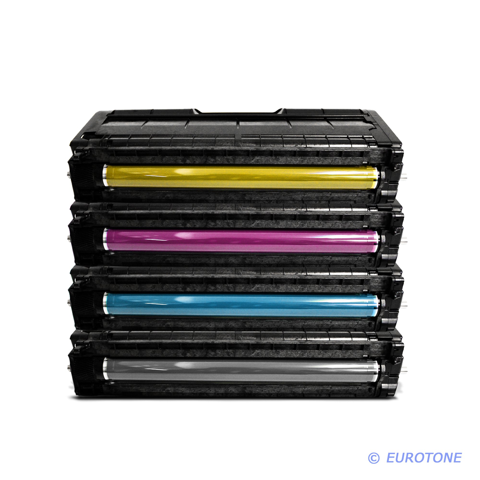Eurotone Toner do Ricoh Aficio: SP C250SF / SP C250DN zastępowane wkłady BK C Y M w zestawie ekonomicznym - kompatybilny zestaw Premium Kit alternatywa