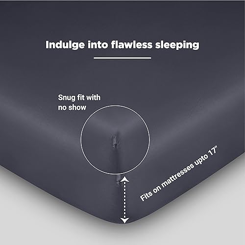 Miniatura 3 de Fabdreams - Juego de sábanas, 100 % algodón orgánico, tejido de satén, 4 piezas, 400 hilos, certificado GOTS, suave y sedoso, brillante, acabado de