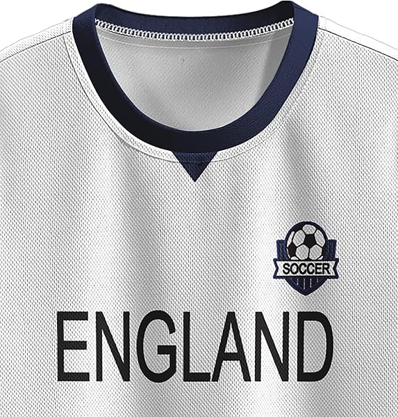 Kids Football Jersey Kits Boys Girls Football Shorts and T-Shirt Sets Sports Training Shirts for Kids 5-12 Years - 4